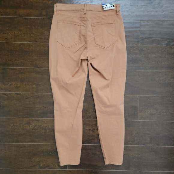 L'agence Margot High Rise Skinny Jenas Womens 29 Camel Cropped Retail $245 - Picture 3 of 8